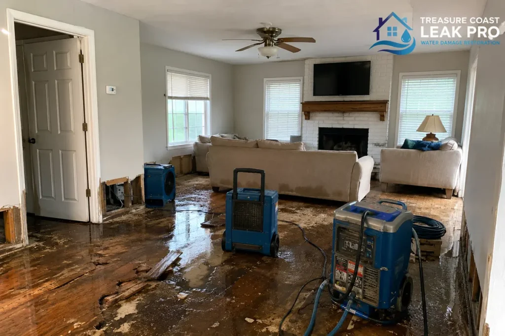 Emergency water cleanup and extraction services in Treasure Coast, Florida